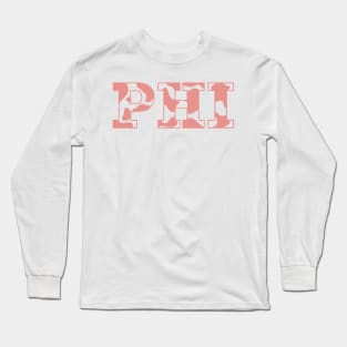 Phi Cow Pattern 2 Long Sleeve T-Shirt